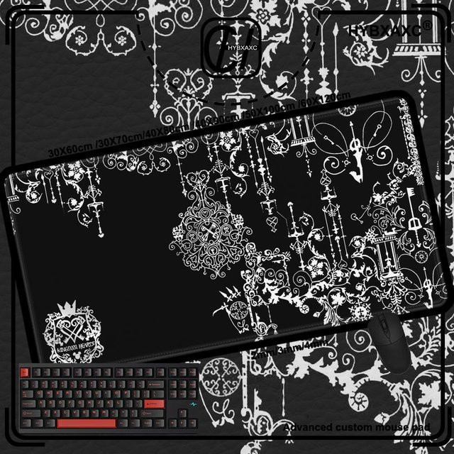 Kingdom Hearts Mousepad Bellissimo Schwarz B/T: 90 x 40 cm - Bild 1