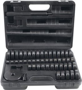BGS Do it yourself Radlager-Montagescheiben-Satz 52-teilig in Schwarz aus Metall - Bild 1