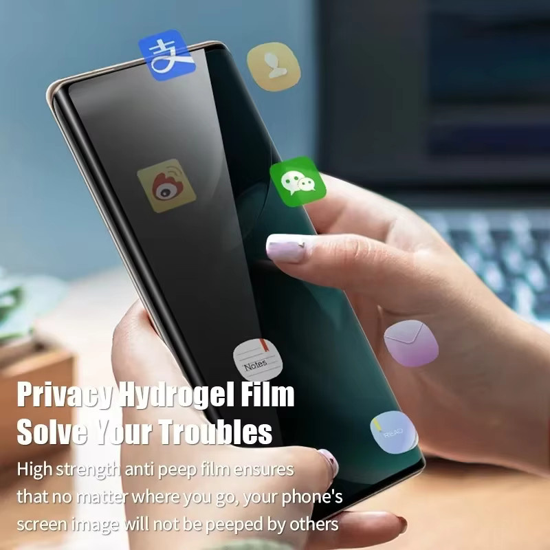 3 Stück Datenschutz-Hydrogel-Displayschutzfolien für Motorola Edge 40 Pro, Edge 30 Ultra, Edge Neo und weitere Modelle, transparent - Bild 5