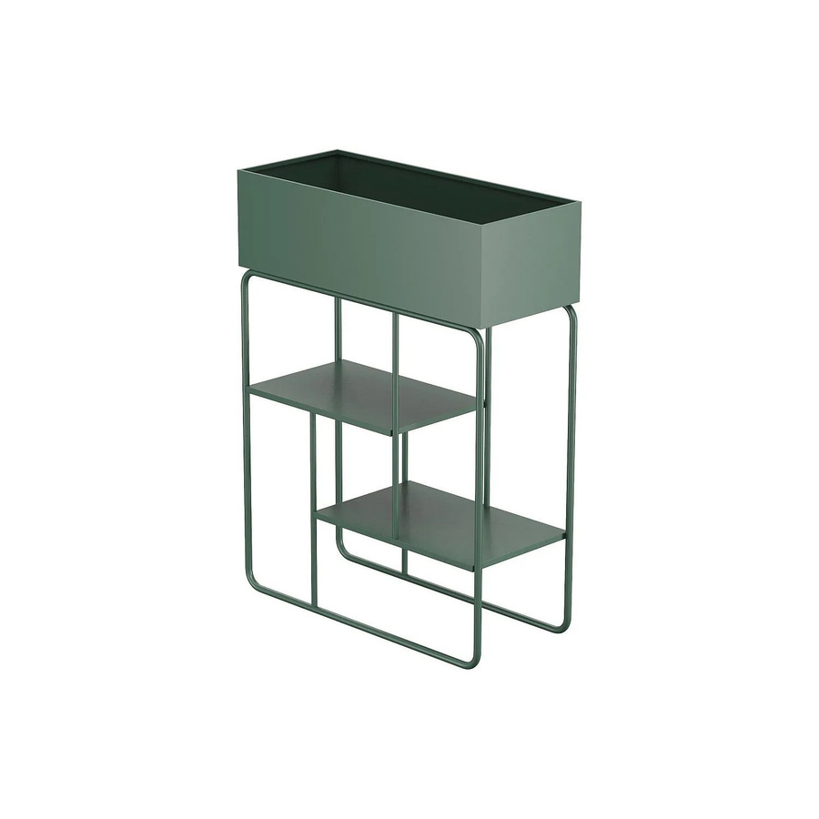 Blumenkasten auf Gestell ALIPIAL Grün B: 60 cm, T: 25 cm, H: 80 cm - Bild 2