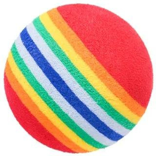 Yiran Furniture Regenbogen EVA Katzenspielzeug Ball, interaktives Spielzeug - Bild 1