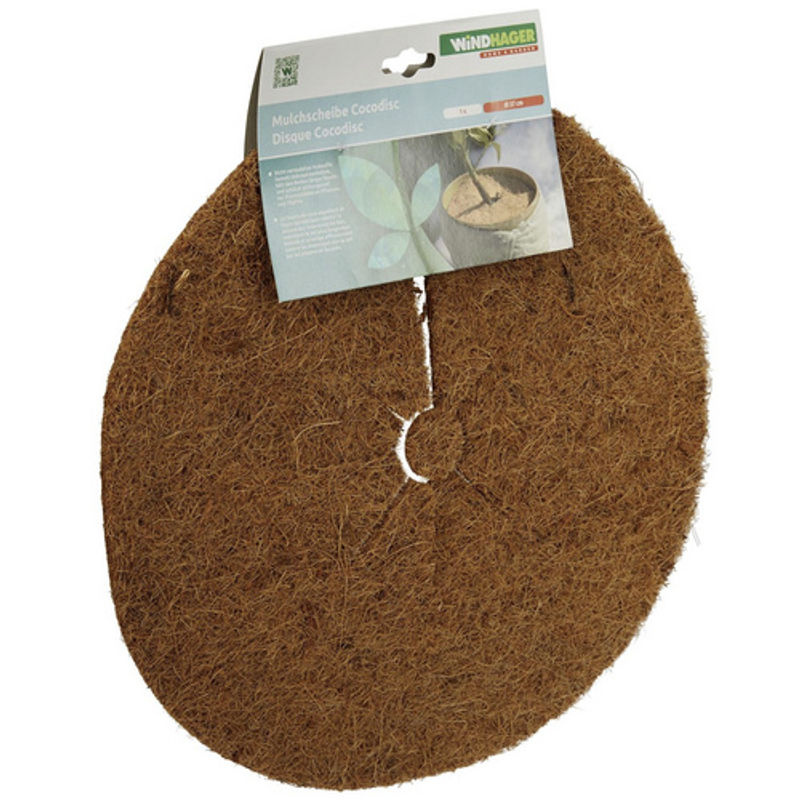 WINDHAGER Mulchscheibe aus Kokosfilz in Braun zum Schutz vor Nässe und Frost - Bild 2