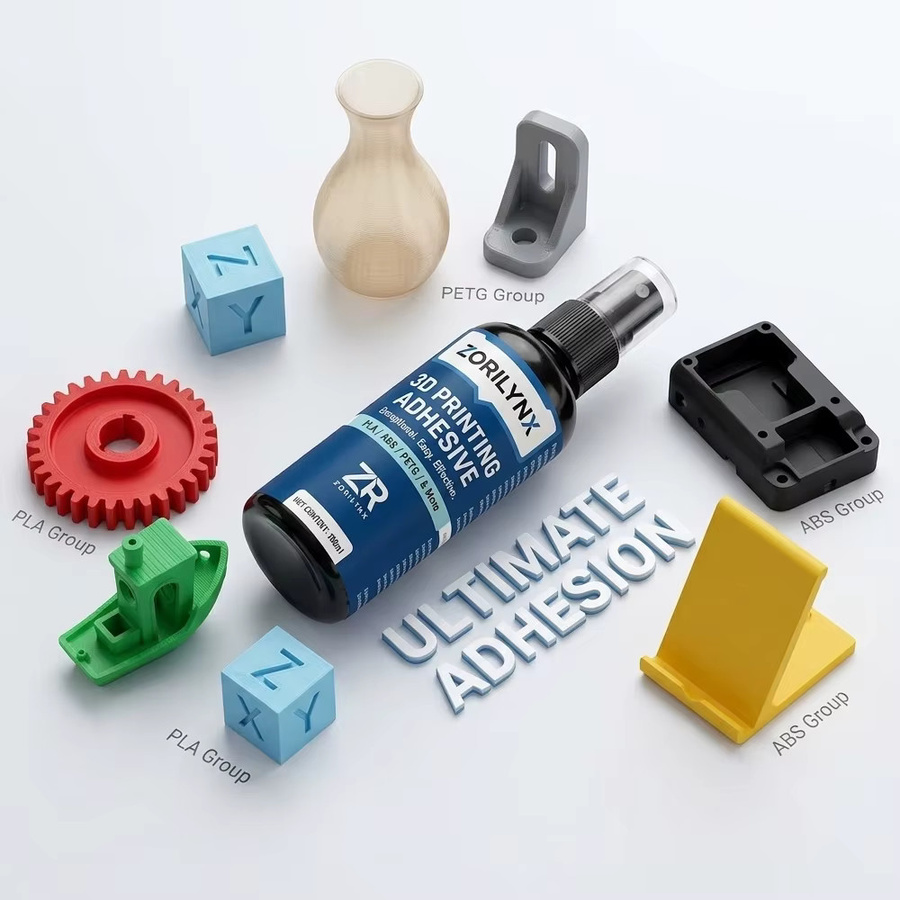 ZORILYNX 3D-Druck-Klebstoff Heizbett-Klebespray für Glas- und PEI-Platten, 100 ml - Bild 2