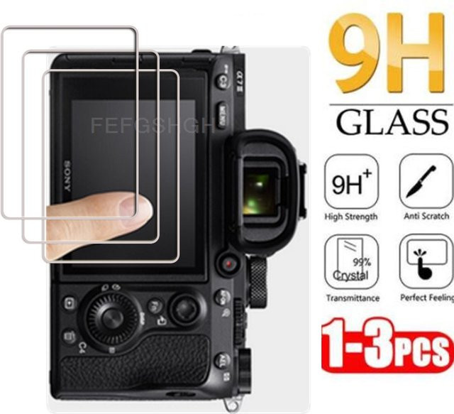 Display Schutzfolie aus Glas für Sony Alpha A7R V A7R5 A7 IV A7M4 A7 III A7M3 A7 II A7M2 A7R2 A7 III A7 II RX100 ZV1 LCD Kamera Display Schutzfolie transparent - Bild 1