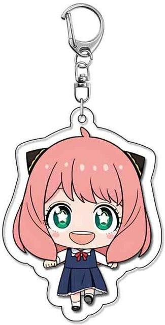 CHIC STUDIO Anhänger Anya Forger Anime, Acryl, pink, 6 cm - Bild 1