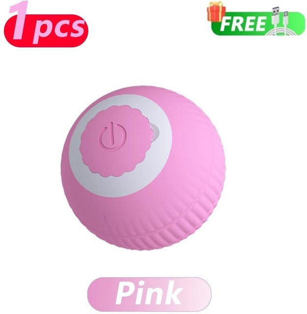 Yiran Furniture Interaktiver Katzenball, Elektronisches Katzenspielzeug, 1/2 Stück - Bild 1