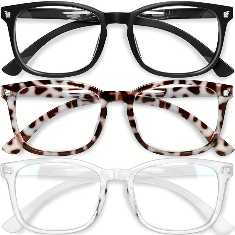ERIKOLE Korrektionsbrille Damen, quadratisch, Vollrand, Kunststoff, schwarz - Bild 2