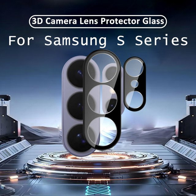 Samsung 3D-Kameraschutz aus gehärtetem Glas für Galaxy S26 Ultra S25 Ultra S26+ S25 Plus transparent - Bild 1