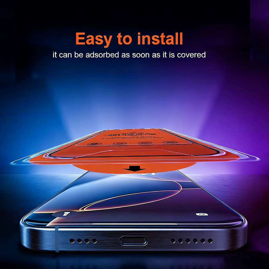 2 Stück Premium Displayschutzfolie aus gehärtetem Glas für Xiaomi Redmi 14C, Redmi 14R, Redmi Note 14 und Redmi Note 14S, transparent, staubfreie und einfache Installation - Bild 5