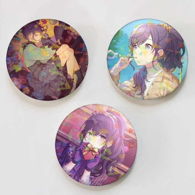 Brosche A-Asahina Mafuyu, Runde Laser Abzeichen - Bild 1