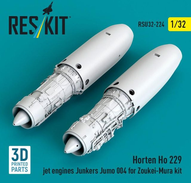Zoukei-Mura Horten Ho 229 - Jet engines Junkers Jumo 004, 2-teiliges Set - Bild 1
