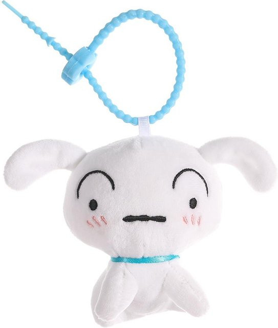 Crayon Shinchan Shiro Plüschtier Schlüsselanhänger, Unisex - Bild 1