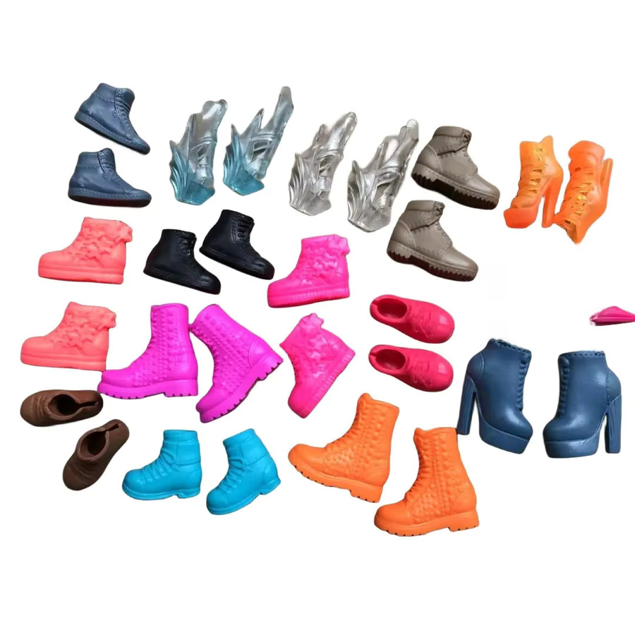 ROUND YUAN Puppen-Zubehör Schuhe Sandalen Stiefel Bunt 1/6 Puppenteile - Bild 2