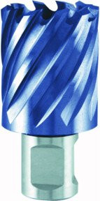 RUKO Kernbohrer HSS-TiAlN mit Weldonschaft Durchmesser: 57 mm, Farbe: Blau - Bild 1