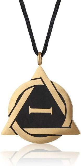 YIRAN Halskette Edelstahl, Gold, Herren, Unisex - Bild 1