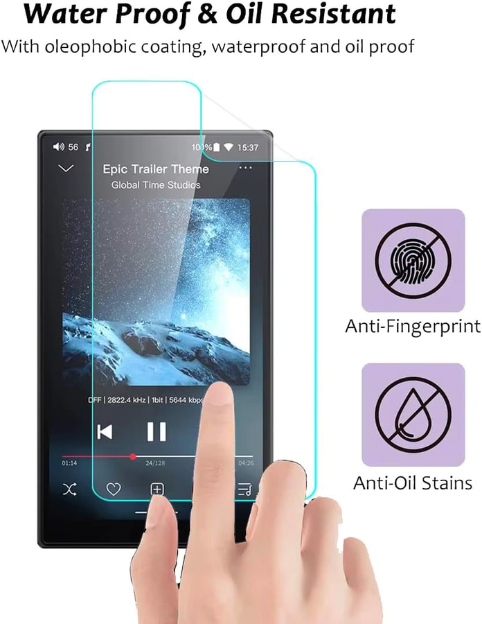 FiiO M23 HD Hydrogelfolie transparente vollhydraulische Schutzfolie für Musik MP3-Player - Bild 3