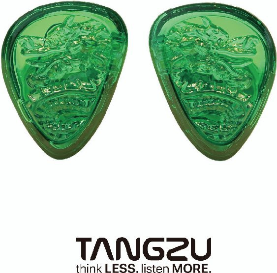 Tangzu Waner SG 2 Jade Dragon Edition In-Ear Kopfhörer mit 10mm PET Single Dynamic Driver in Grün inklusive Silikon-Aufbewahrungstasche und Sancai Wide Bore - Bild 1