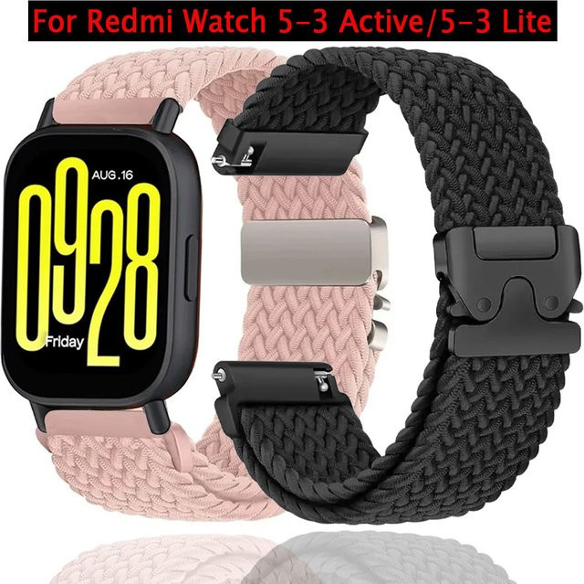Xiaomi Uhrenarmband Nylon, geflochten, Weiß, 22/20 mm - Bild 1
