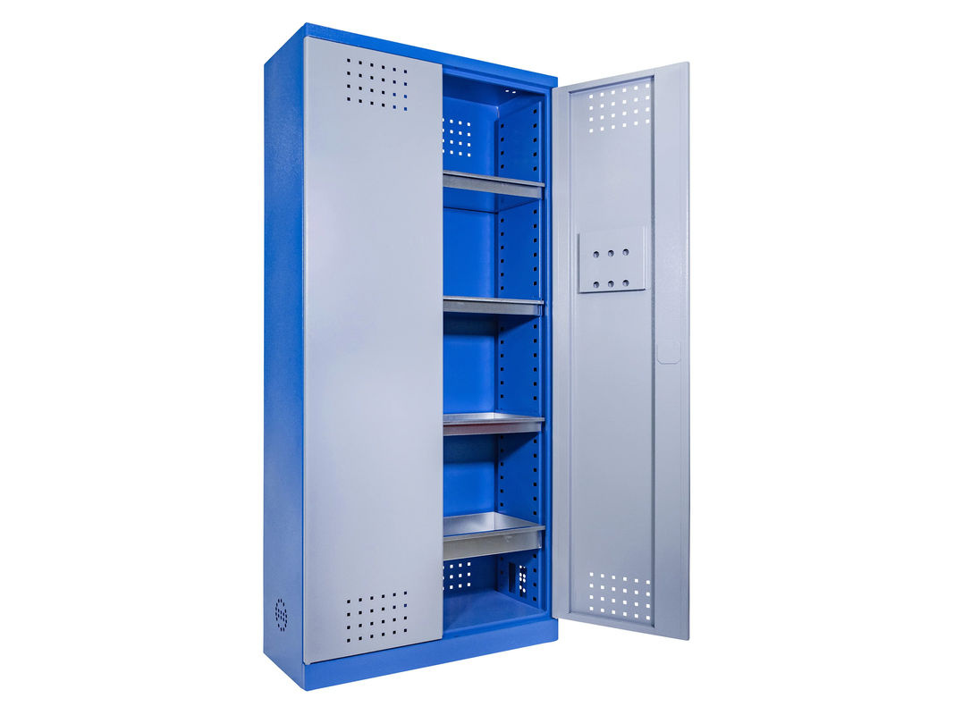 Güde Umweltschrank TYP I aus Stahl in Blau mit Türen und Schloss, Tiefe: 38 cm - Bild 2