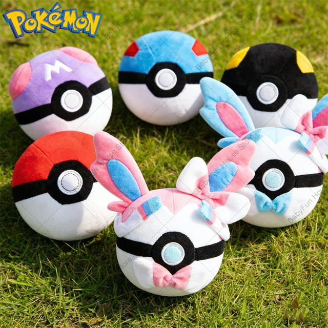 TAKARA TOMY Pokémon Poke Ball Plüschtiere, Bunt / Mehrfarbig - Bild 1