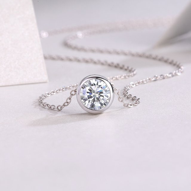 SAY Halskette 925 Silber, Zirkonia, Damen - Bild 1