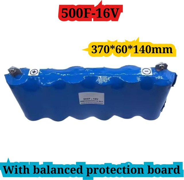 Maxwell 16V 500F Super-Farad-Kondensator Automotive-Gleichrichter für eine verbesserte und stabilisierte Hochleistungs-Stromversorgung in Blau - Bild 1