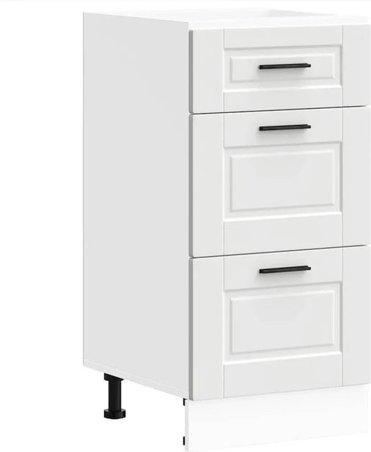 Küchenunterschrank SAMU von DELUKE in Weiß mit Schublade, B/T/H: 40 x 46 x 81,5 cm - Bild 1