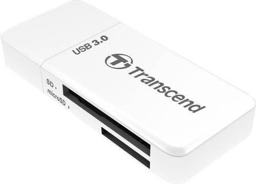 Transcend RDF5W Externer Speicherkartenleser USB 3.2 Gen 1 Weiß - Bild 1