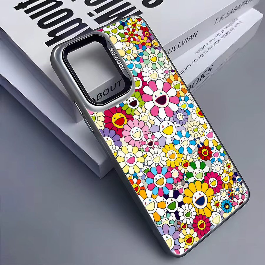 T-TakaShis M-MuraKAmis Silikon Handyhülle für Samsung Galaxy S25 Edge S24 S23 S22 S21 S20 Ultra in Silber - Bild 4