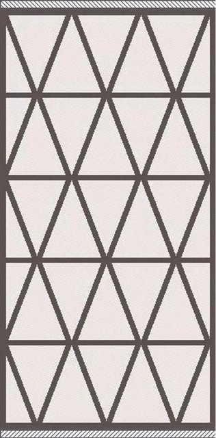 Modern Living Flachwebeteppich Phoenix in Anthrazit und Silber, B/T: 80 x 150 cm - Bild 1