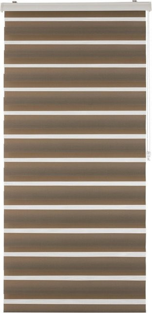 Premium Living Duorollo Thomas Rolllo in Taupe, gestreift, B: 80 cm, H: 160 cm - Bild 1