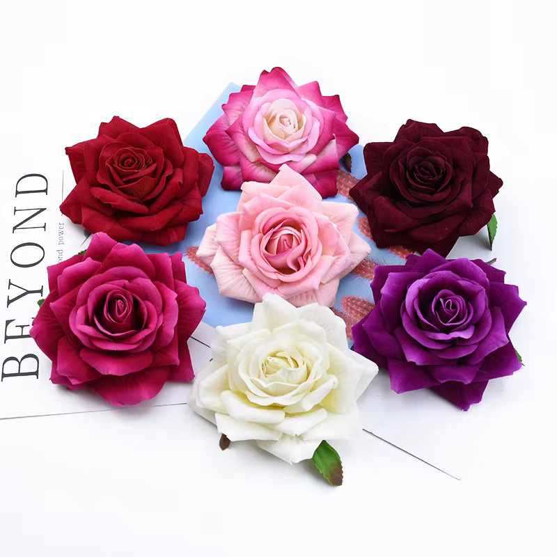 TTCY Künstliche Rosen in Multicolour für Heimdekoration, Hochzeiten und DIY-Geschenke - Bild 2