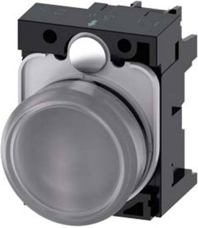 Siemens Leuchtmelder transparent aus Kunststoff 3SU1102-6AA70-1AA0 - Bild 1