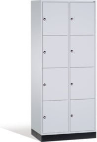 C+P Schließfachschrank Intro XL mit 8 Fächern, Farbe Lichtgrau, H x B x T: 195 x 82 x 60 cm - Bild 1