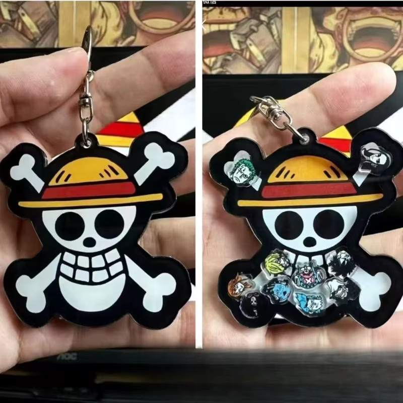ONE PIECE Luffy Strohhut-Anhänger, Schlüsselanhänger, Bunt / Mehrfarbig - Bild 2