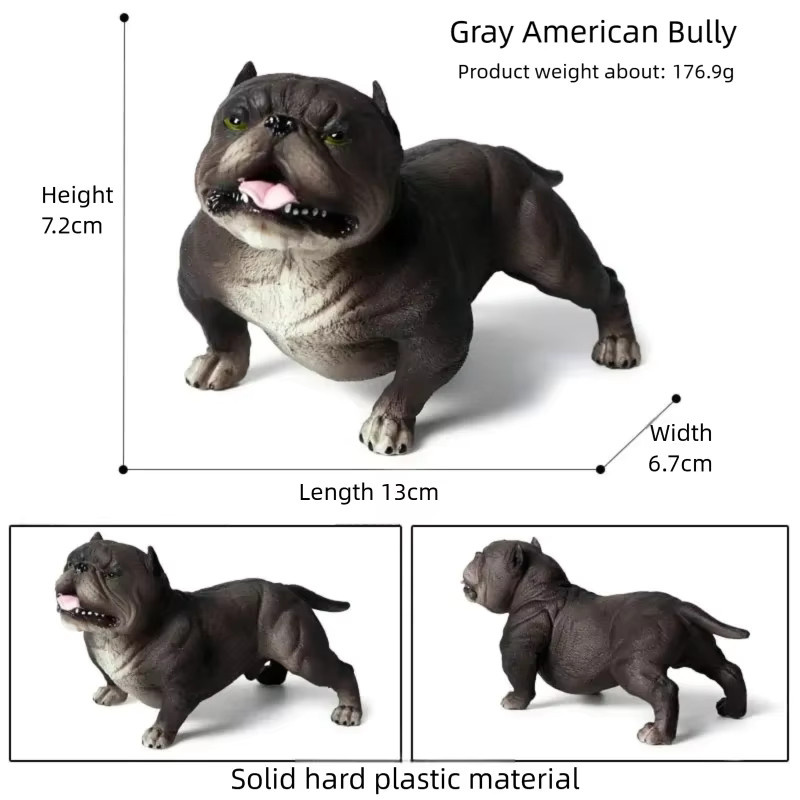 Oenux Hunde-Modelle, Simulierte Welpen-Tierfiguren, Kunststoff - Bild 2