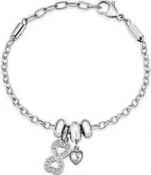 Morellato Damenarmband Edelstahl, Weiß, Kristall, Zirkonia - Bild 1