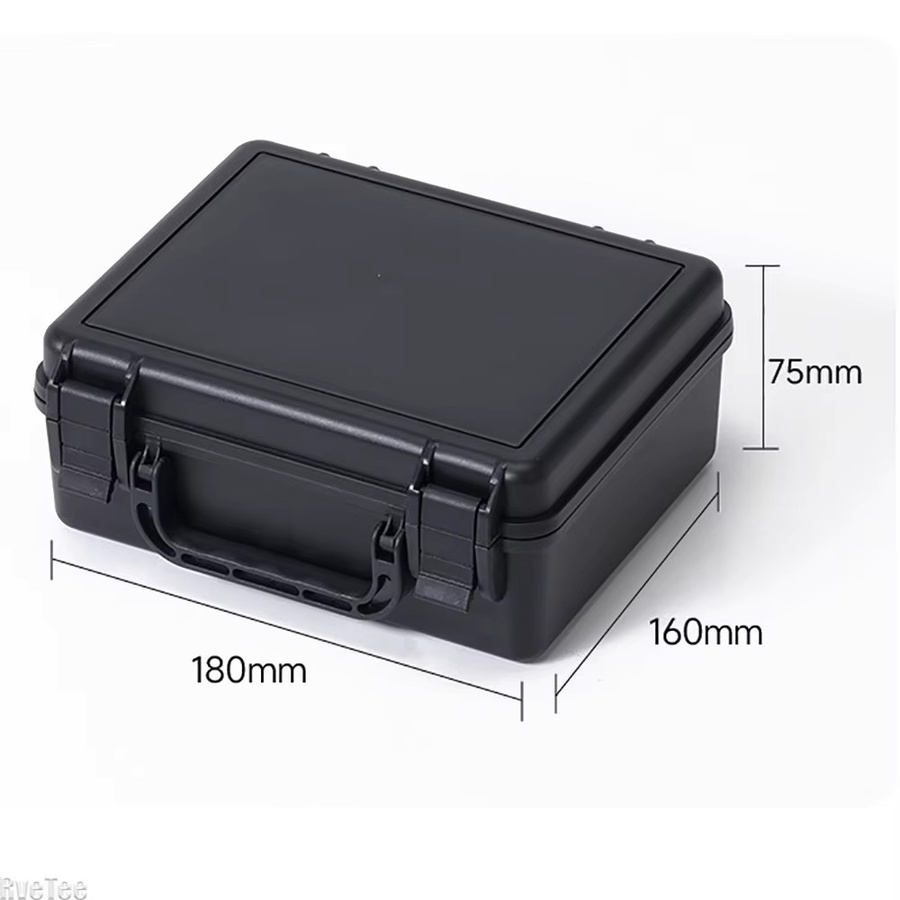 RveTee Werkzeugkoffer Sicherheitsbox in Schwarz B: 18 cm, T: 16 cm, H: 7,5 cm - Bild 6