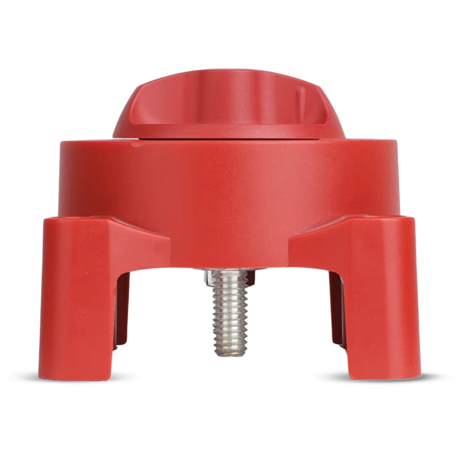CNSPEED Marine-Einzelkreis-Batterie-Trennschalter E-Serie, rot, 12–48 V, 350–600 A, mit AFD und wasserdichtem Zündschutz - Bild 3
