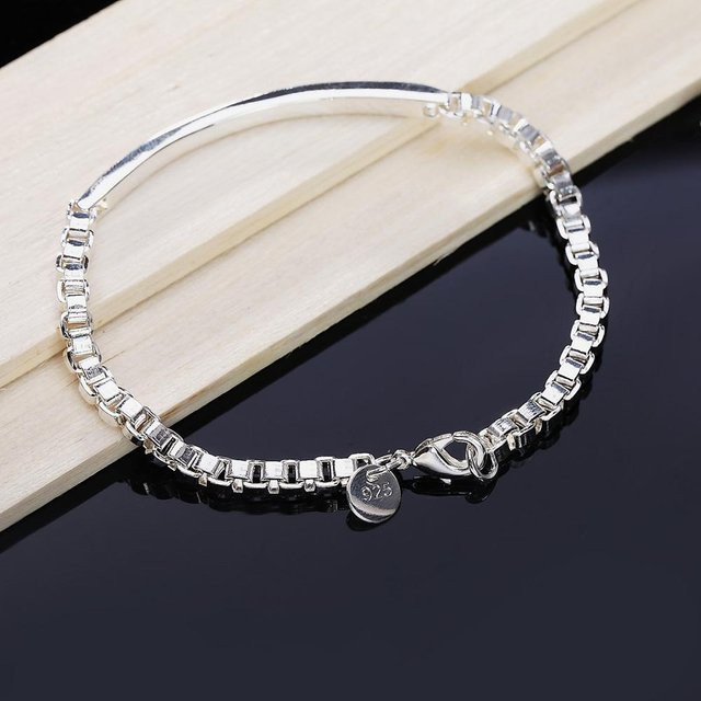 Wucifang Jewelry Armband, 925 Silber, gray, Unisex - Bild 1
