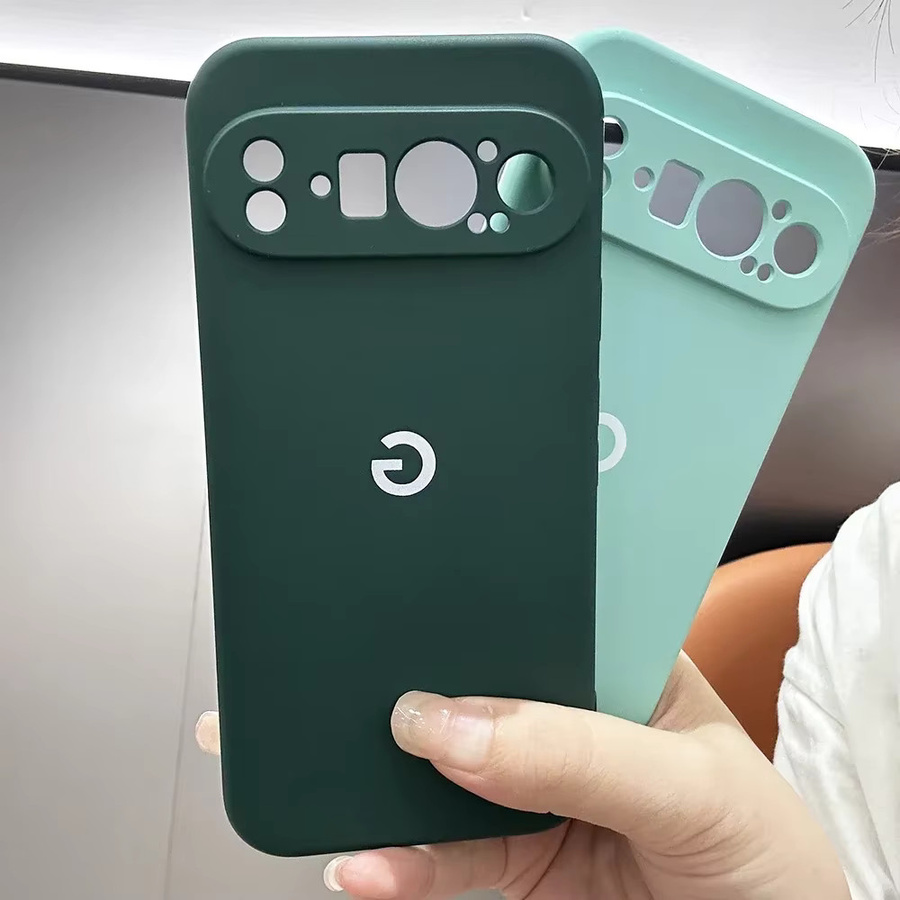 Stoßfeste Silikon-Schutzhülle für Google Pixel 10, 9, Pro, XL, 8, 7, A in Türkis - Bild 3