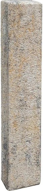 Diephaus Palisade Limos Muschelkalk Betonstein in Beige, H x B x T: 80 x 12,5 x 12,5 cm - Bild 1