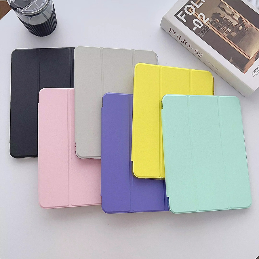 Stoßfeste Acryl Tablet-Hülle für Apple iPad Pro, Air und Mini in Grau - Bild 1