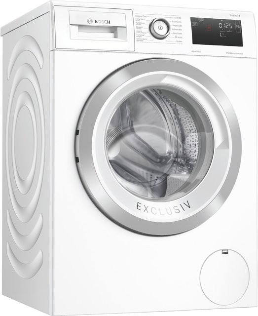 Bosch Serie 6 Stand-Waschmaschine Frontlader WAU28R92 in Weiß, 9 kg, 1400 U/min - Bild 1