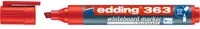 edding Whiteboardmarker 363 mit Keilspitze in Weiß, Rot und Grau - Bild 1