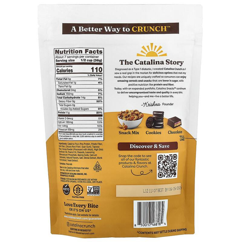 Catalina Crunch Protein-Müsli Schoko-Erdnussbutter glutenfrei 255 g - Bild 2