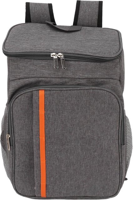 Thermoisolierter Kühlrucksack von OutsideWorld aus Oxford-Gewebe und PEVA, Grau, 18 l - Bild 1