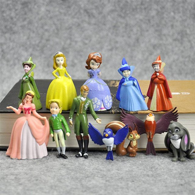 FernGlade Sofia die Erste Prinzessin Sophia Kuchenfiguren 12-teiliges Set - Bild 1