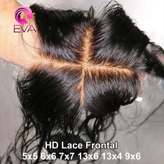 Eva Hair HD-Spitzenverschluss Echthaar, unbehandelt - Bild 1