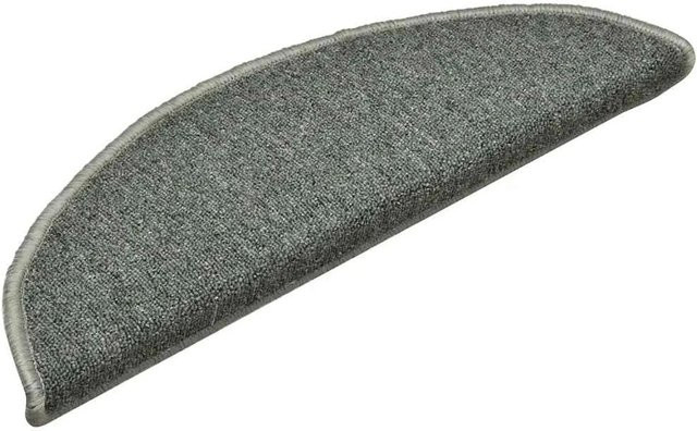 vidaXL Stufenmatten 30 Stück Dunkelgrün Halbrund, selbstklebend und rutschfest, B/T/H: 56 x 17 x 3 cm - Bild 1